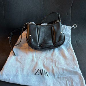 ZARA mini leather shoulder bag LIMITED EDITION